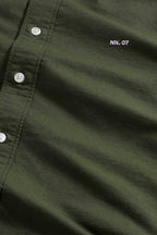 NN07 Colby Logo Oxford Shirt 5910