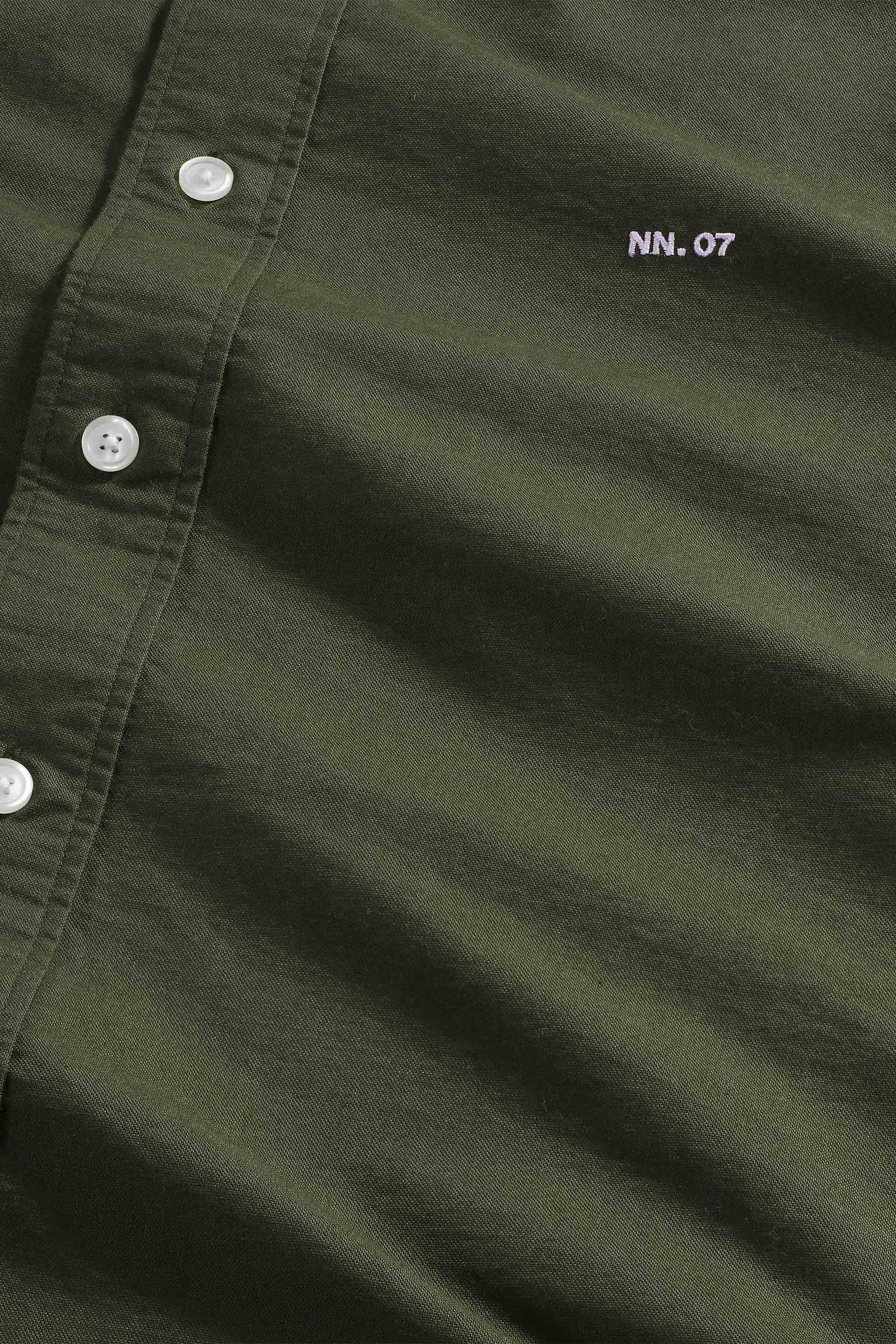 NN07 Colby Logo Oxford Shirt 5910
