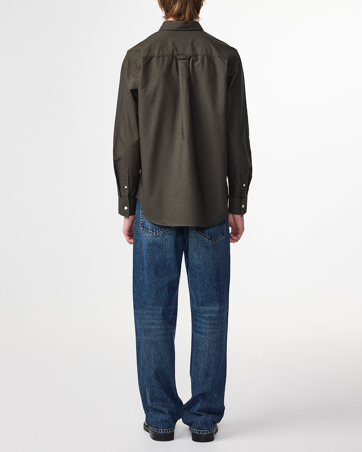 NN07 Colby Logo Oxford Shirt 5910