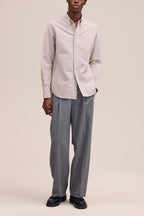 NN.07 Colby Button Down Oxford Shirt 5910 - Terracotta Stripe