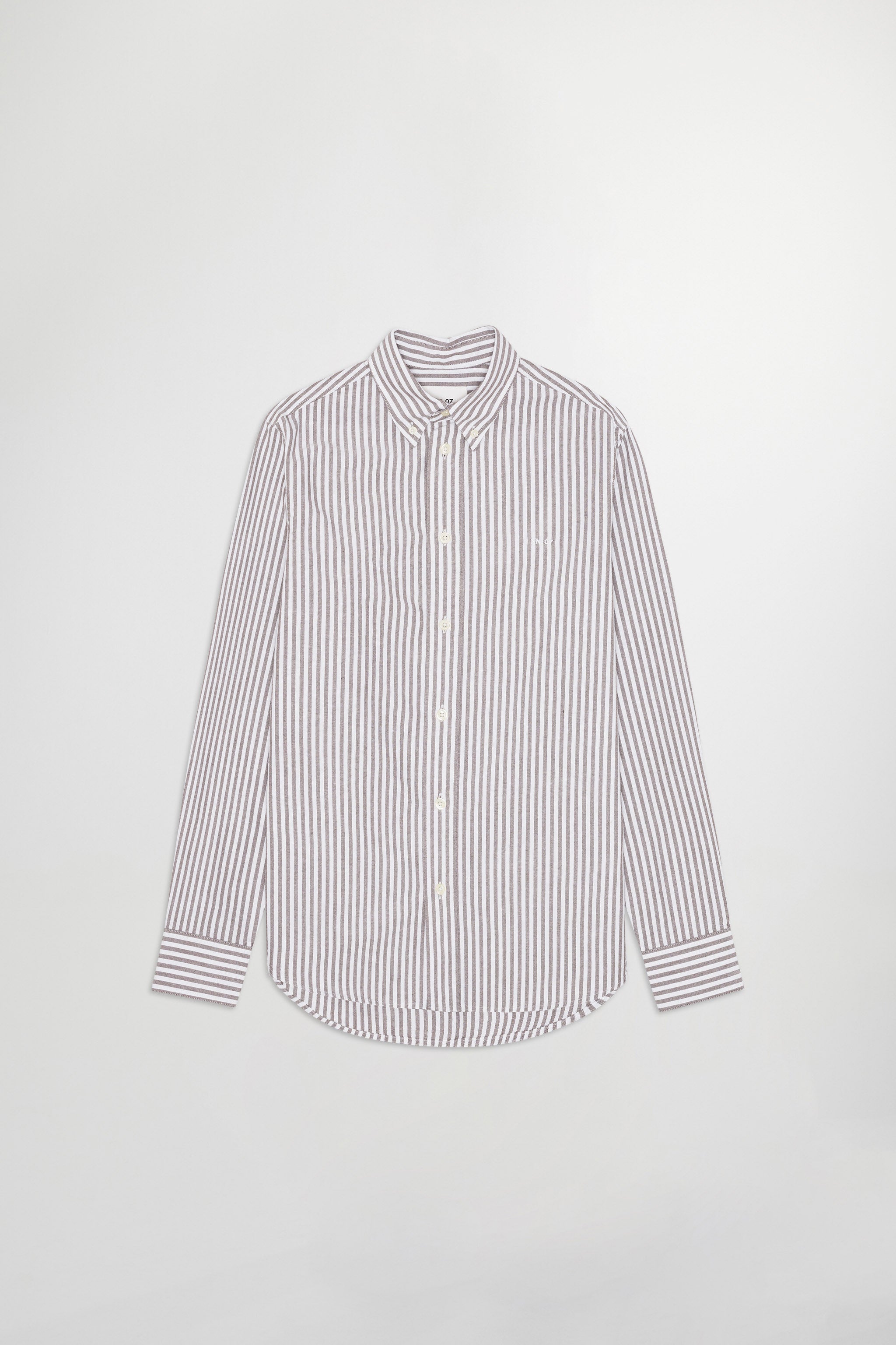 NN07 Colby Logo Oxford Shirt 5910