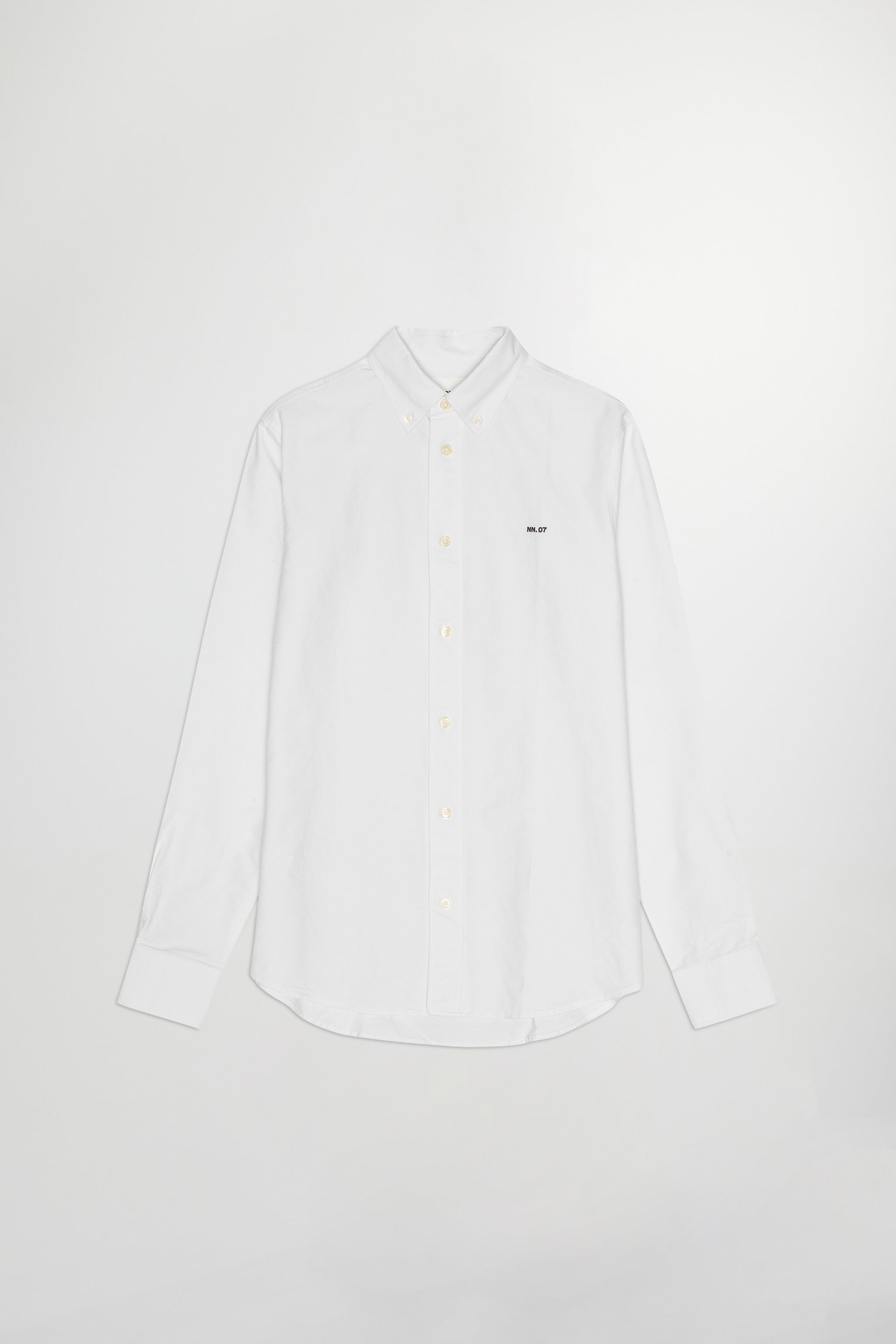 NN07 Colby Logo Oxford Shirt 5910