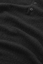 NN.07 Randy Bouclé Knit Polo 6690 - Black