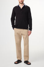NN.07 Randy Long Sleeve Polo 6690 - Black