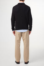 NN.07 Randy Long Sleeve Polo 6690 - Black