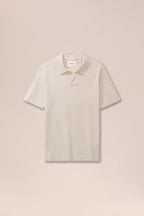 NN.07 Ryan Knitted Linen Polo - Oat