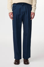 NN07 Kay Relaxed Cotton Navy Trouser 1080