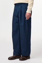 NN07 Kay Relaxed Cotton Navy Trouser 1080