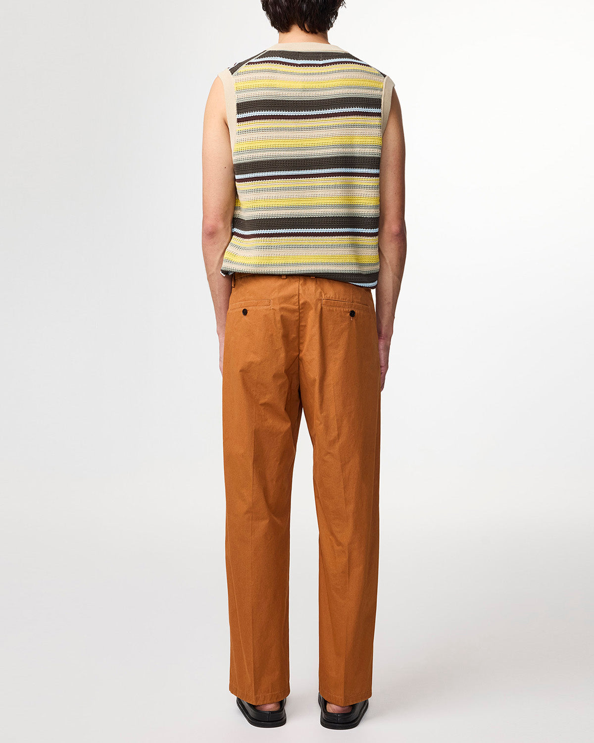 NN07 Kay Relaxed Cotton Caramel Trouser 1080