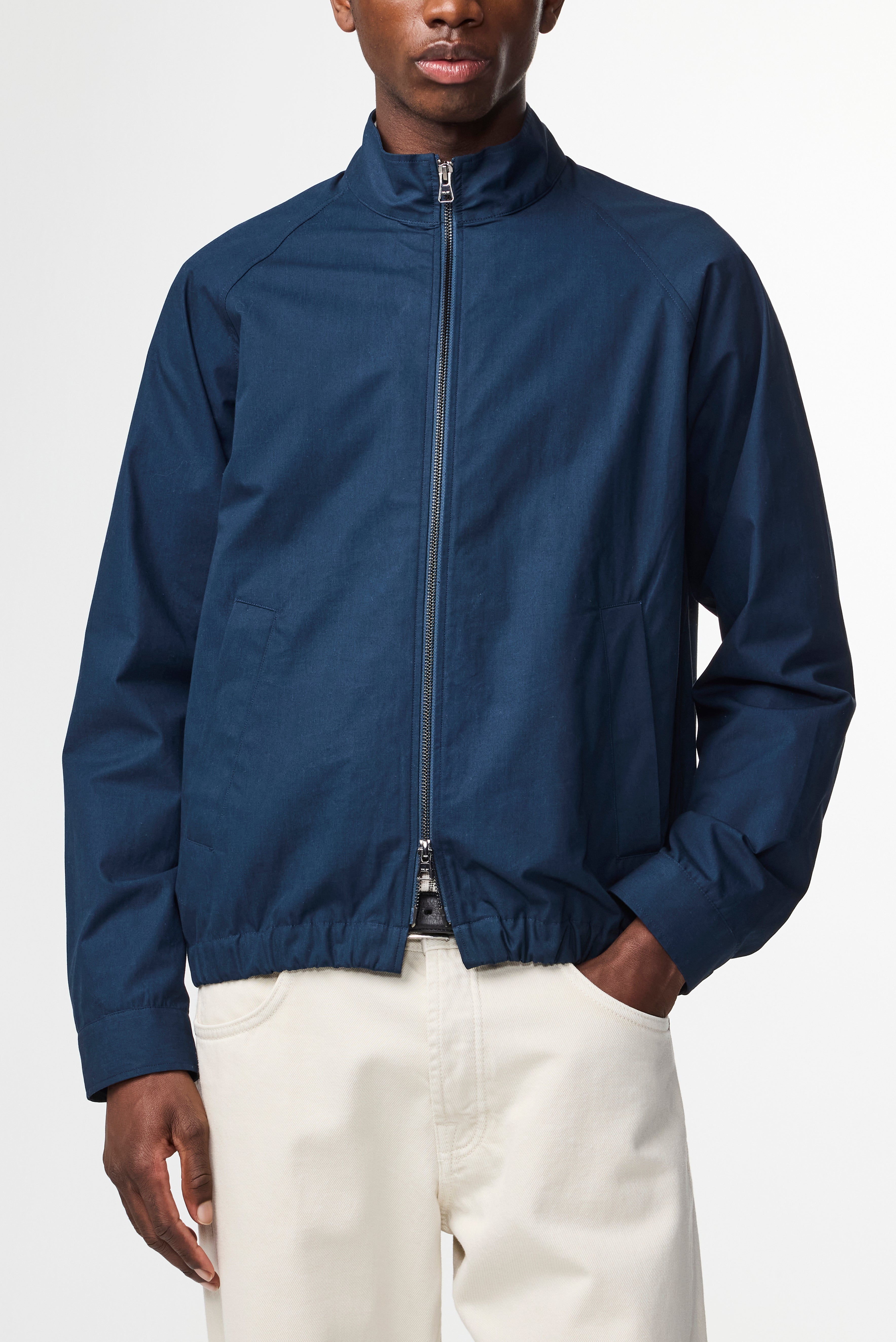 NN07 Dave Hybrid Jacket Navy 1080