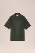 NN.07 Julio Linen Shirt 5708 - Dark Army
