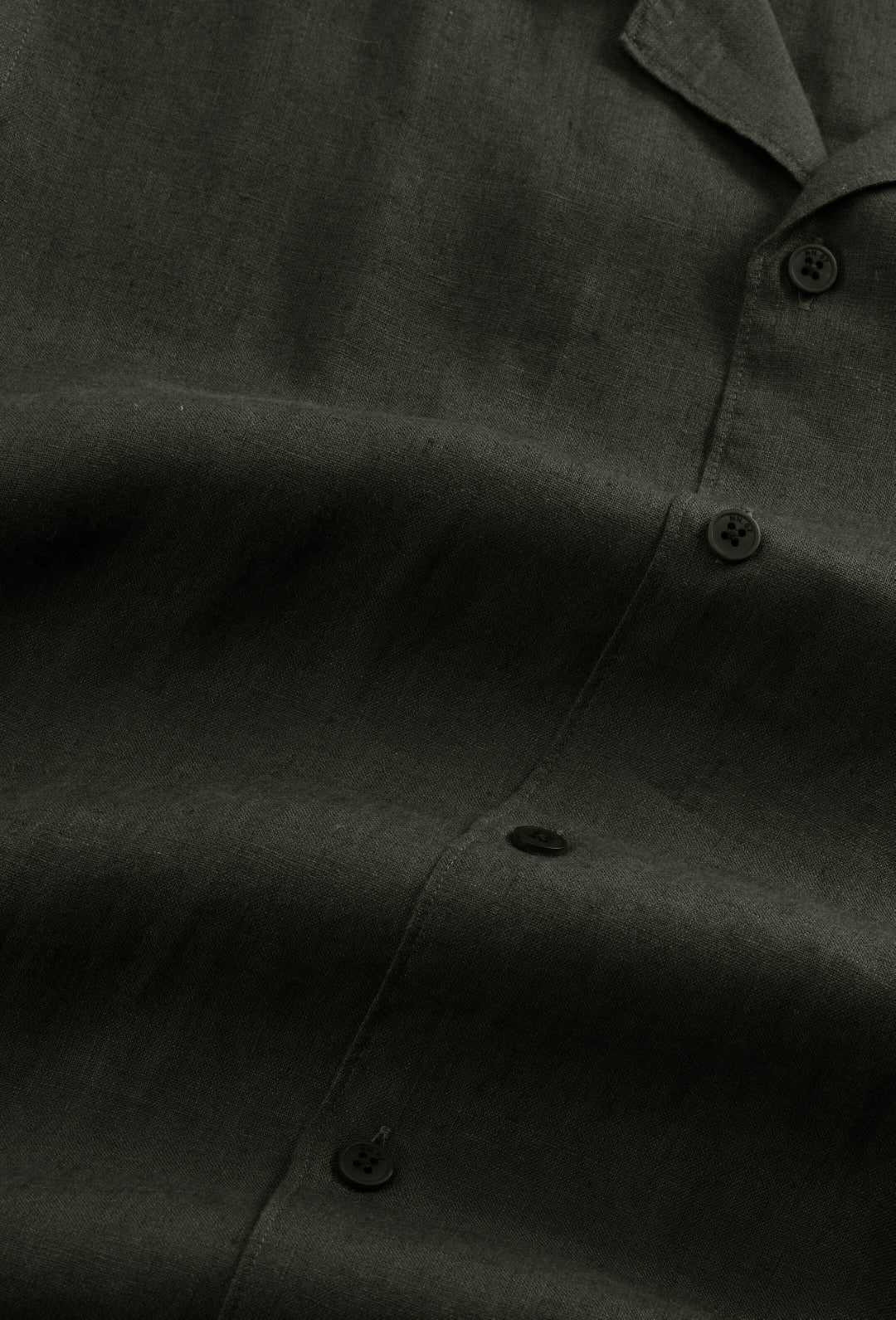 NN.07 Julio Linen Shirt 5708 - Dark Army