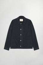 NN07 Paulo Jacket Ecru Navy 8446