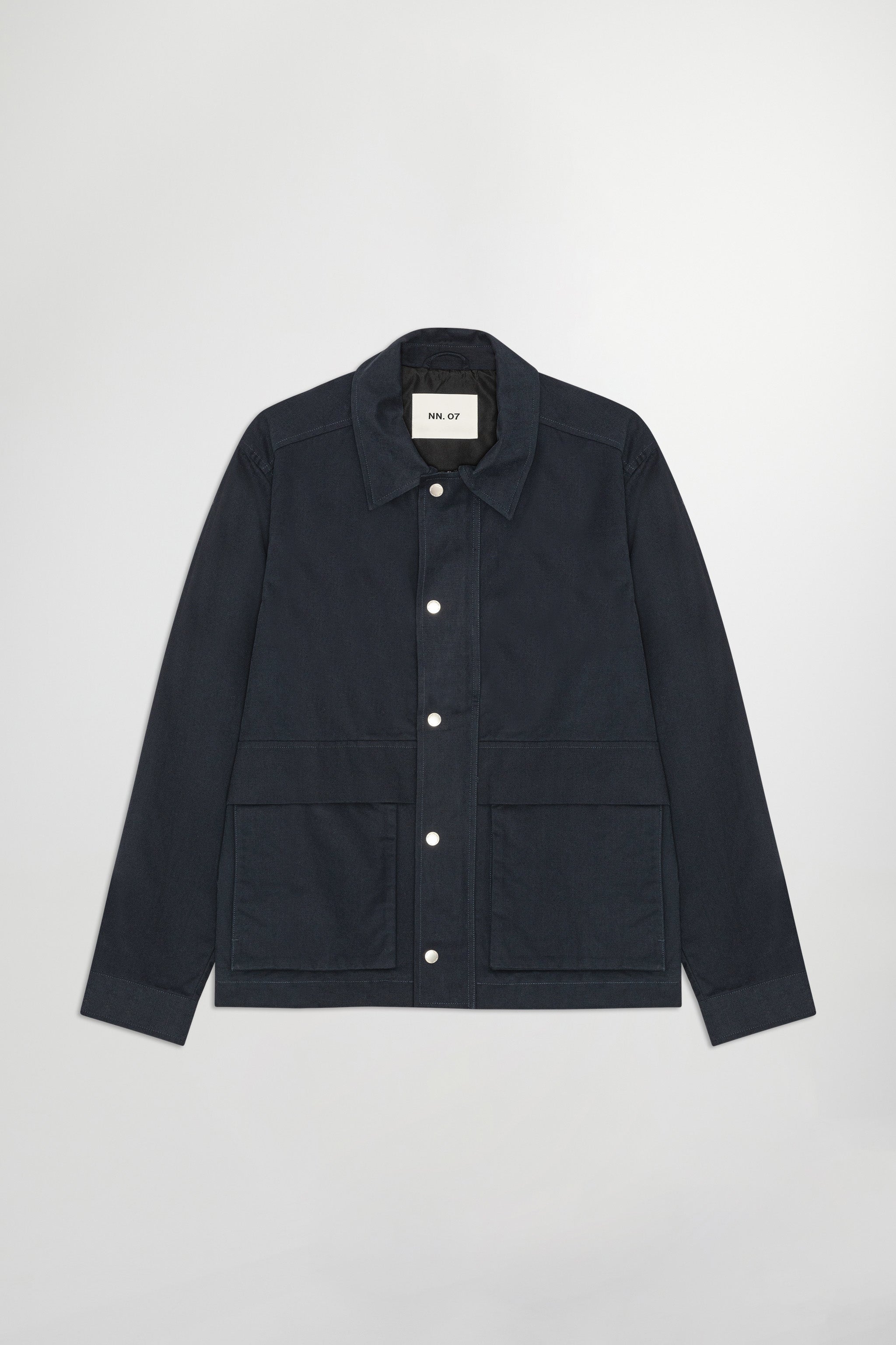 NN07 Paulo Jacket Ecru Navy 8446