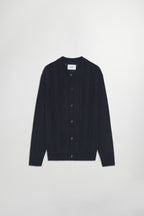 NN.07 Thor Long Sleeve Polo Cardigan 6584 - Deep Navy