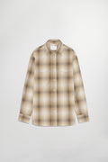NN07 Ricky Western Shirt Brown Check 50004