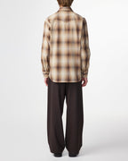 NN07 Ricky Western Shirt Brown Check 50004