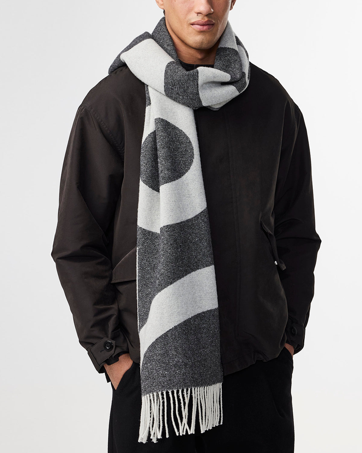 NN07 Logo Scarf 9021