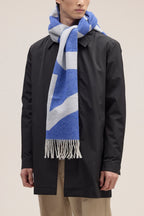 NN.07 Logo Scarf 9021 - Blue Multi