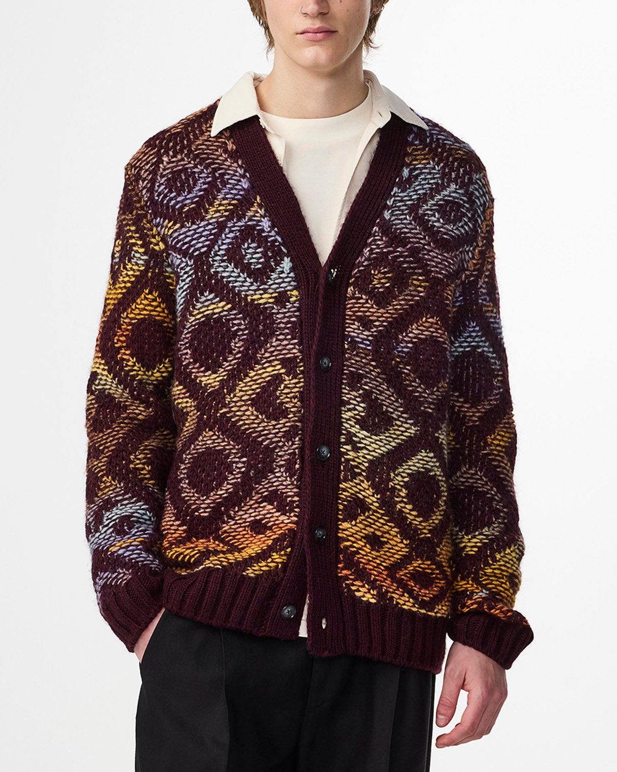 NN07 Viggo Alpaca Blend Cardigan 60023