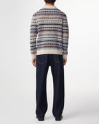 NN07 Robbie Fair Isle Knit Polo 60004