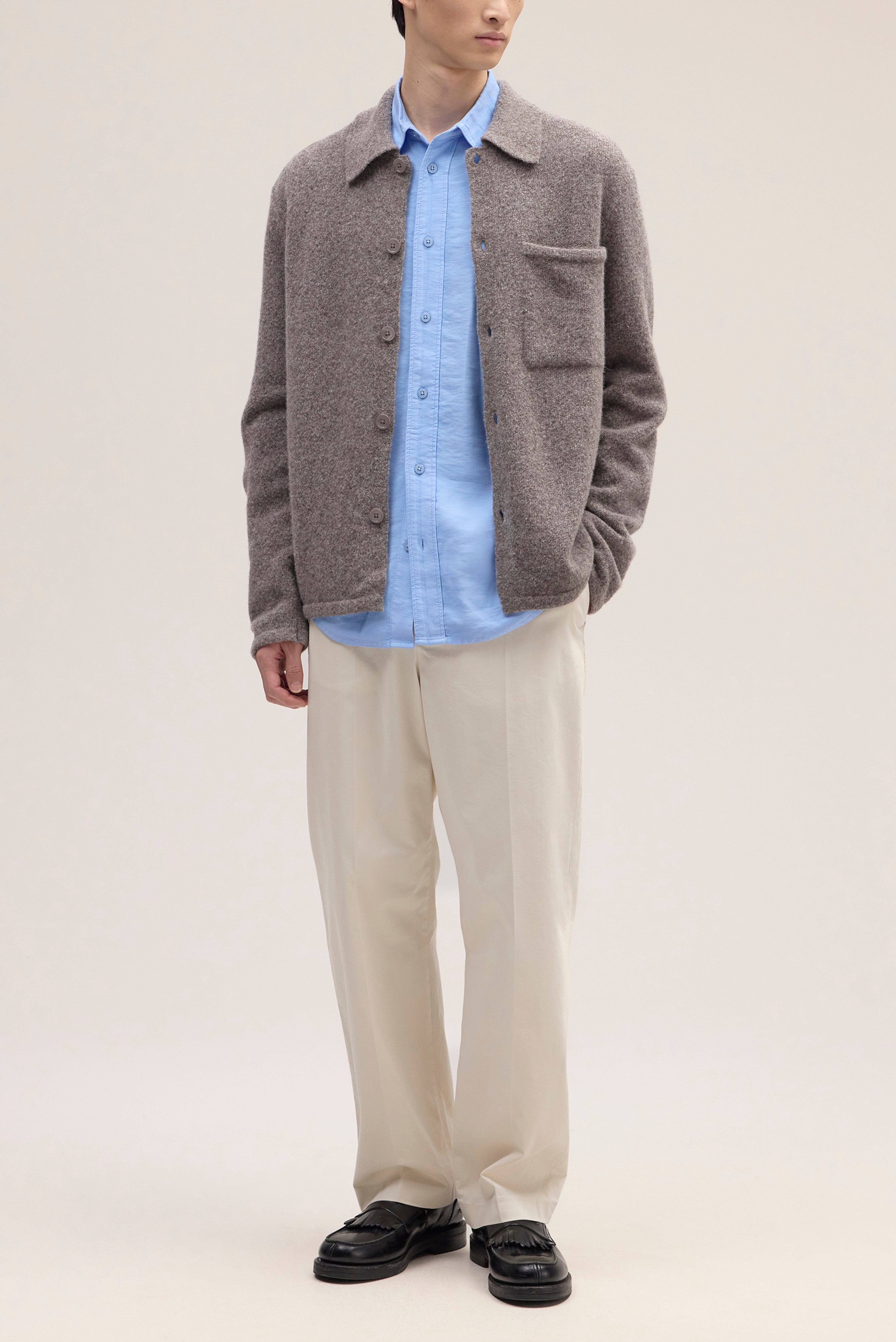 NN07 Jonas Wool Bouclé Cardigan 6683