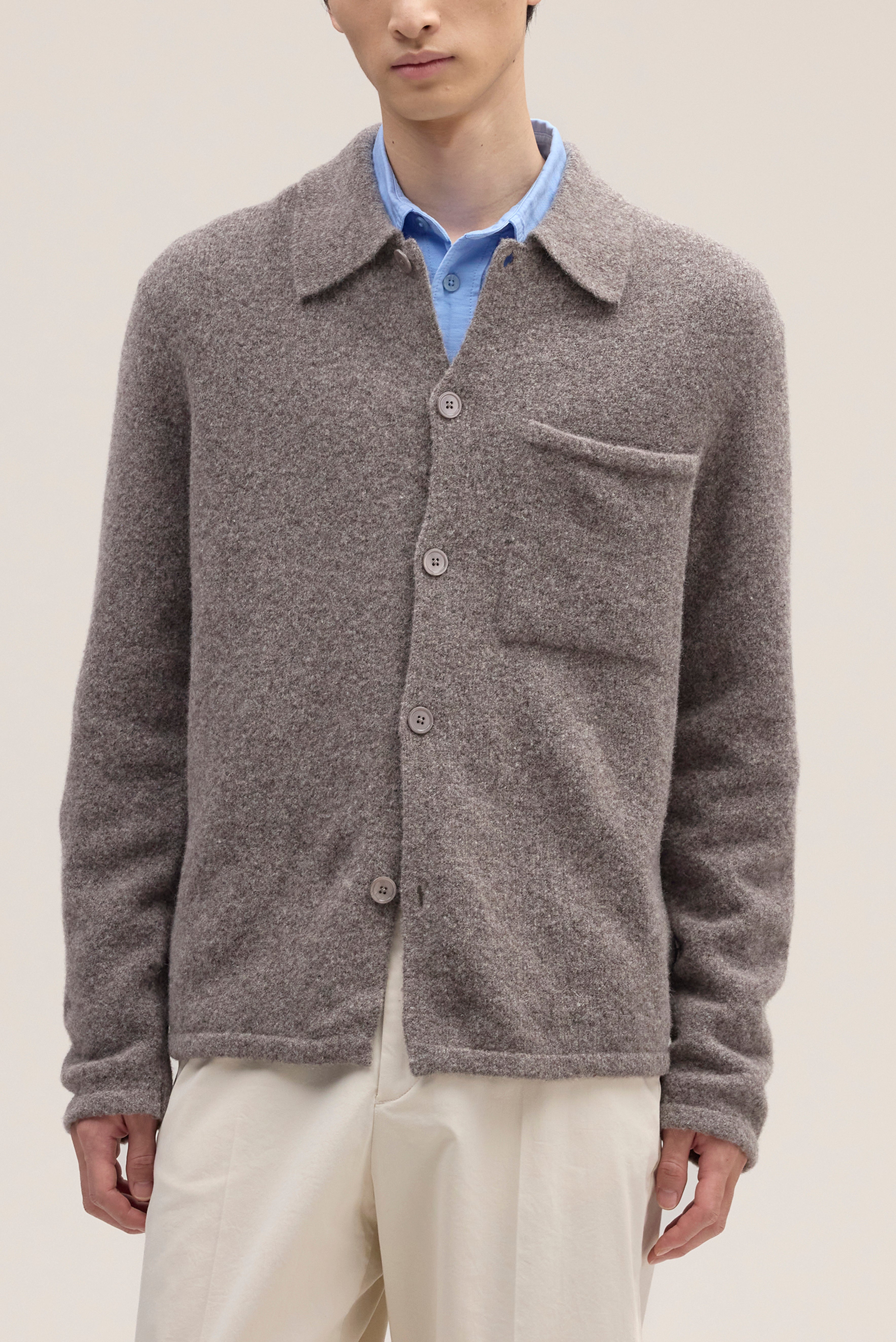 NN07 Jonas Wool Bouclé Cardigan 6683