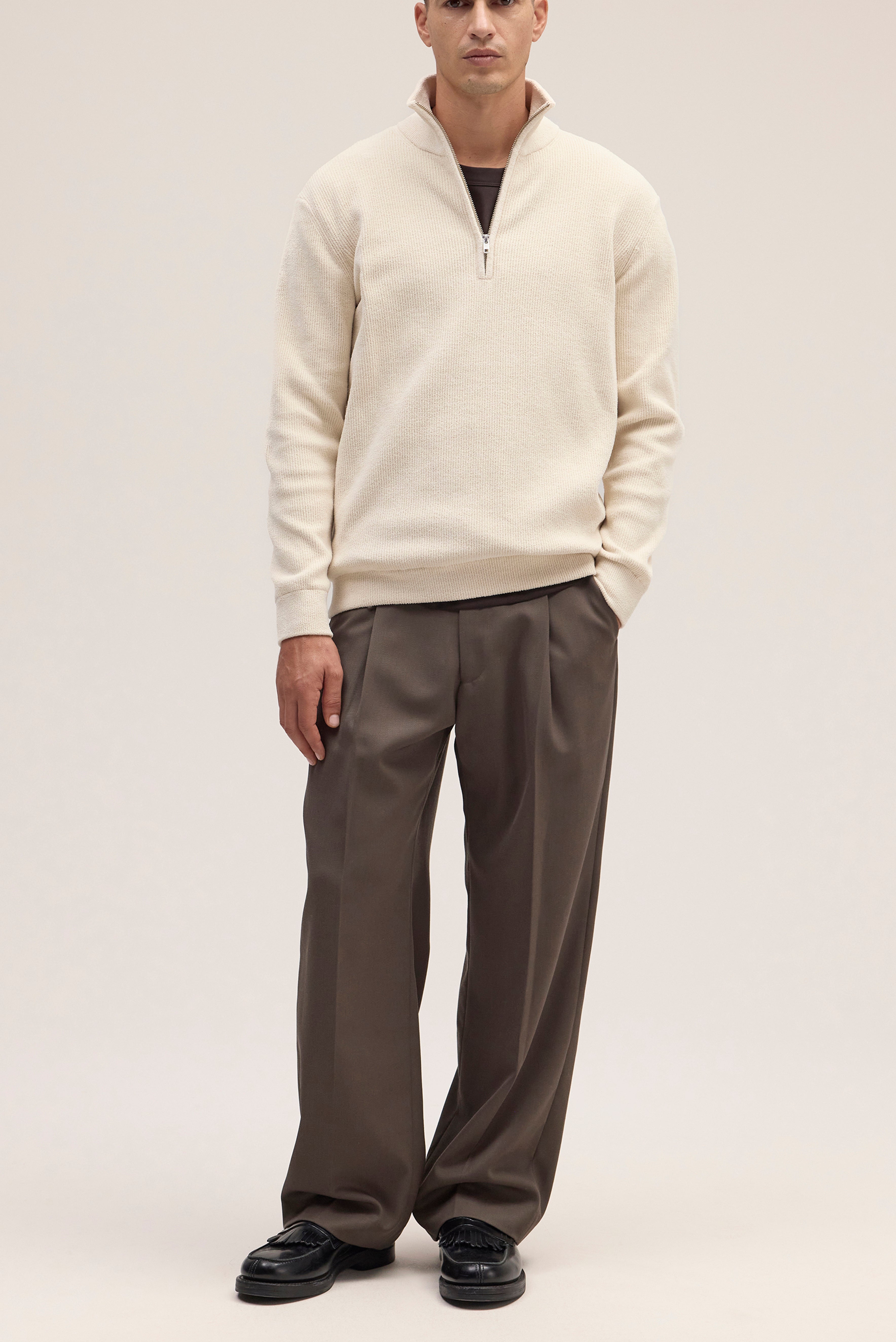NN07 Danny Half Zip Sweater 6429