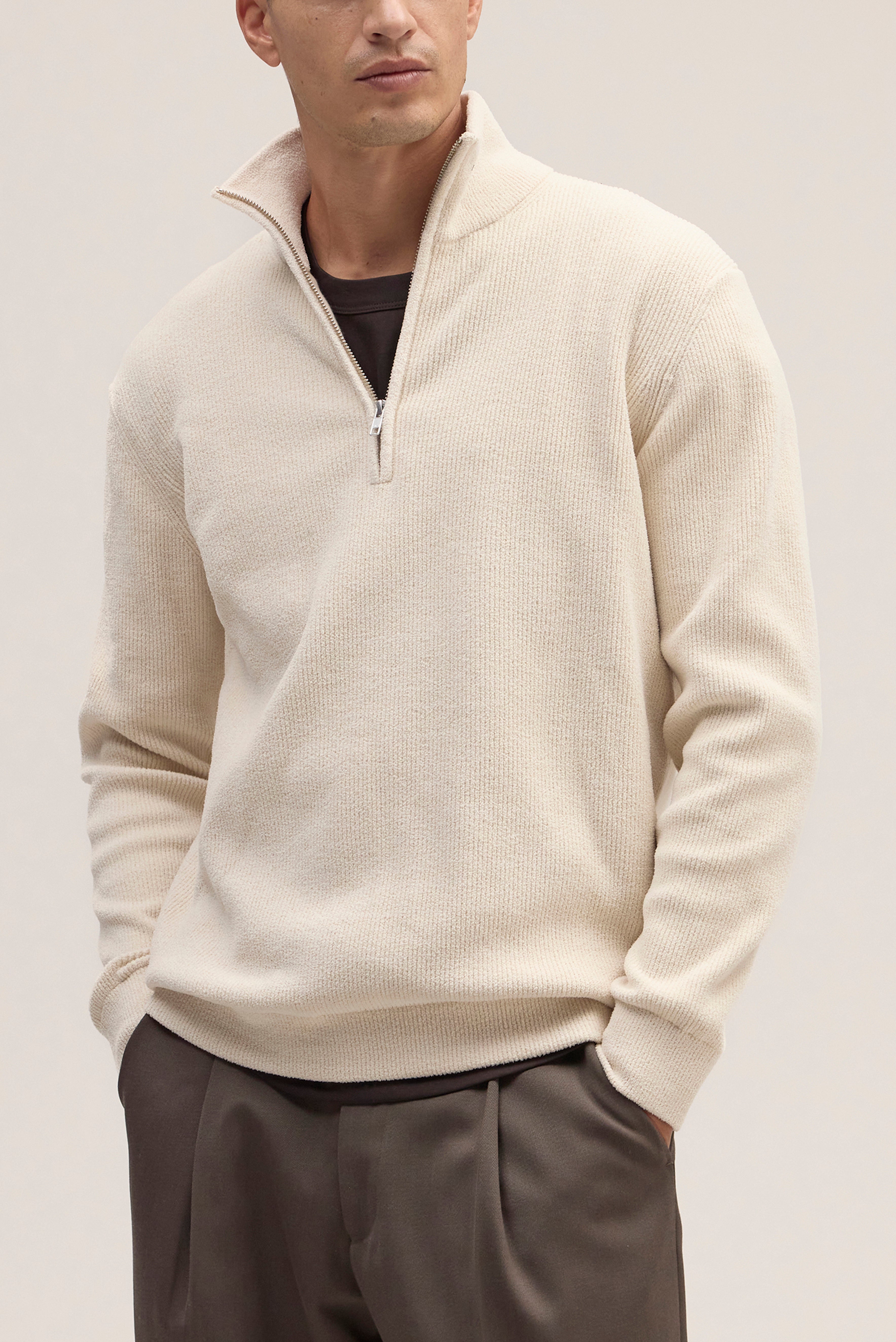 NN07 Danny Half Zip Sweater 6429