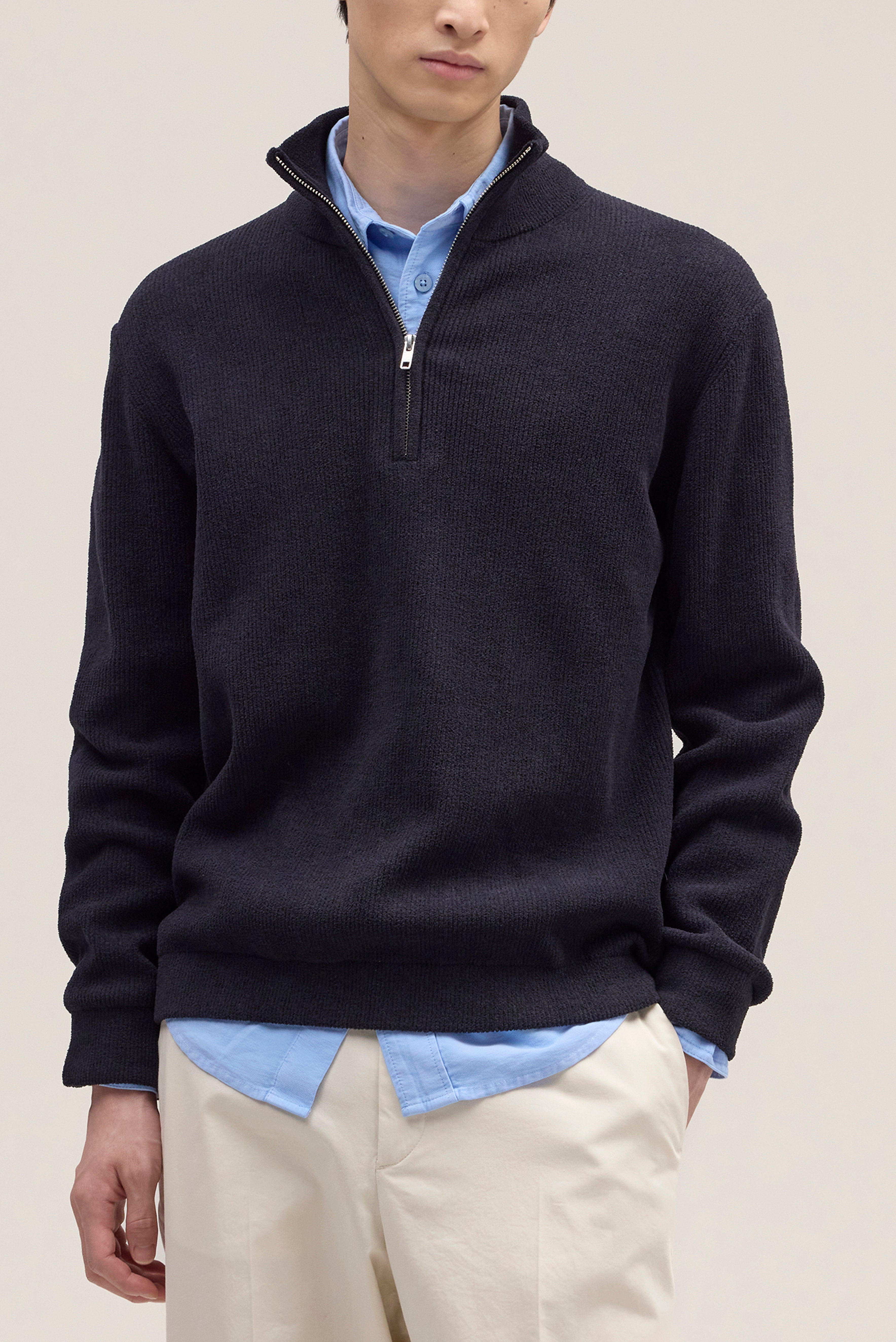 NN07 Danny Half Zip Sweater 6429