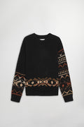 NN07 Emil Fair Isle Wool Blend Sweater 60032