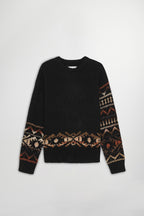 NN07 Emil Fair Isle Wool Blend Sweater 60032