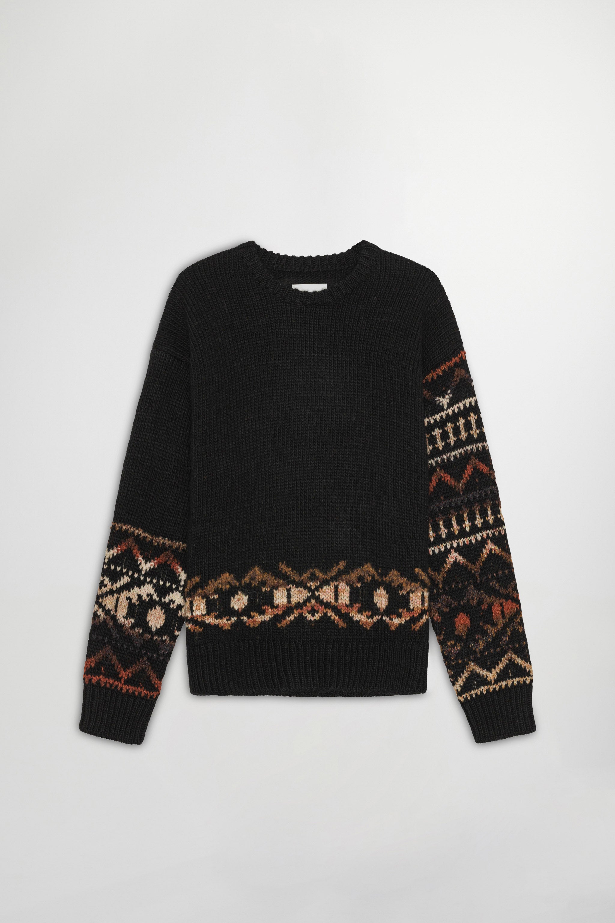 NN07 Emil Fair Isle Wool Blend Sweater 60032