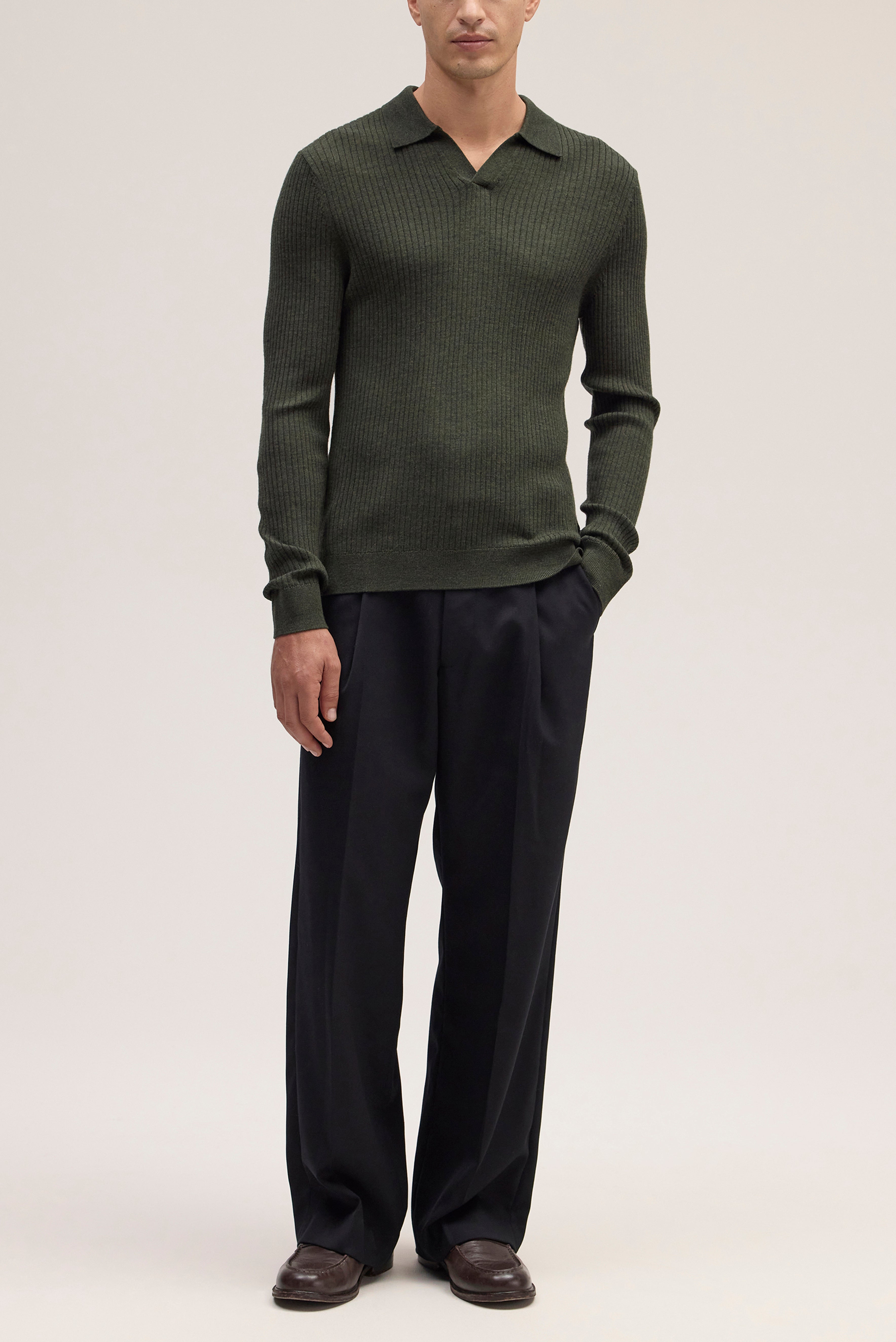 NN07 Paul Long Sleeve Polo 60035