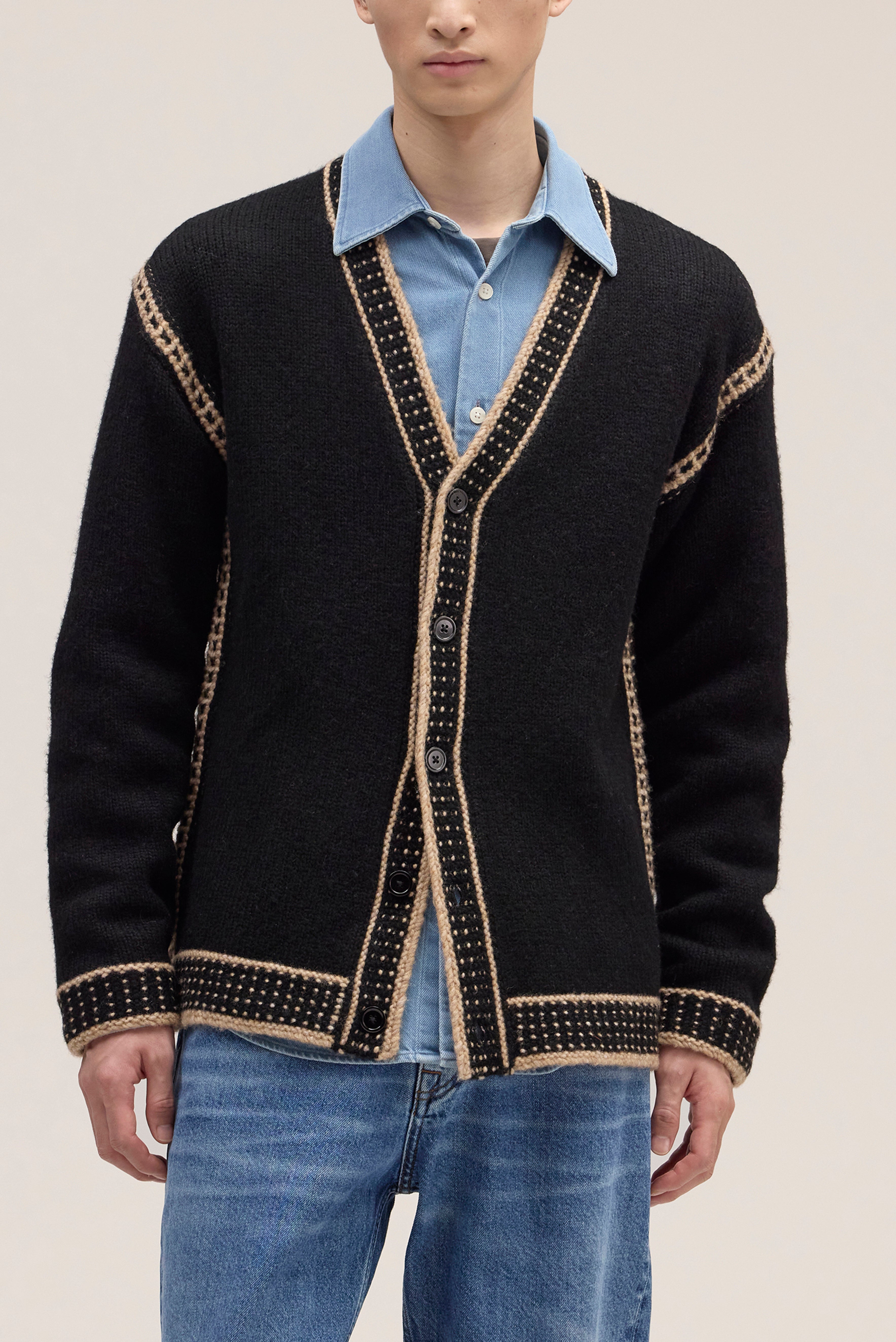 NN07 August Wool Blend Cardigan 60037