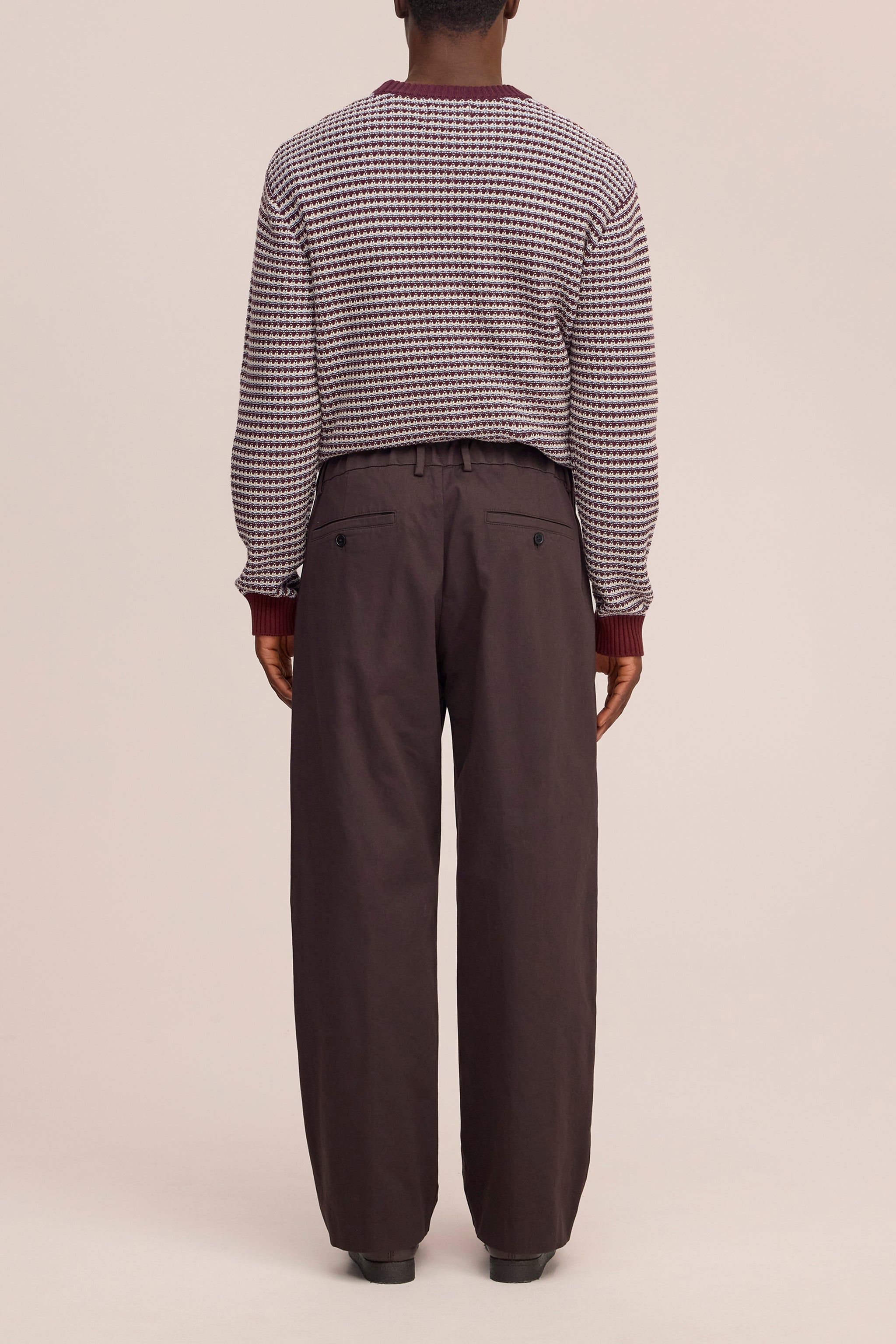NN.07 Kay Pleated Relaxed Fit Trousers 1420 - Deep Truffle
