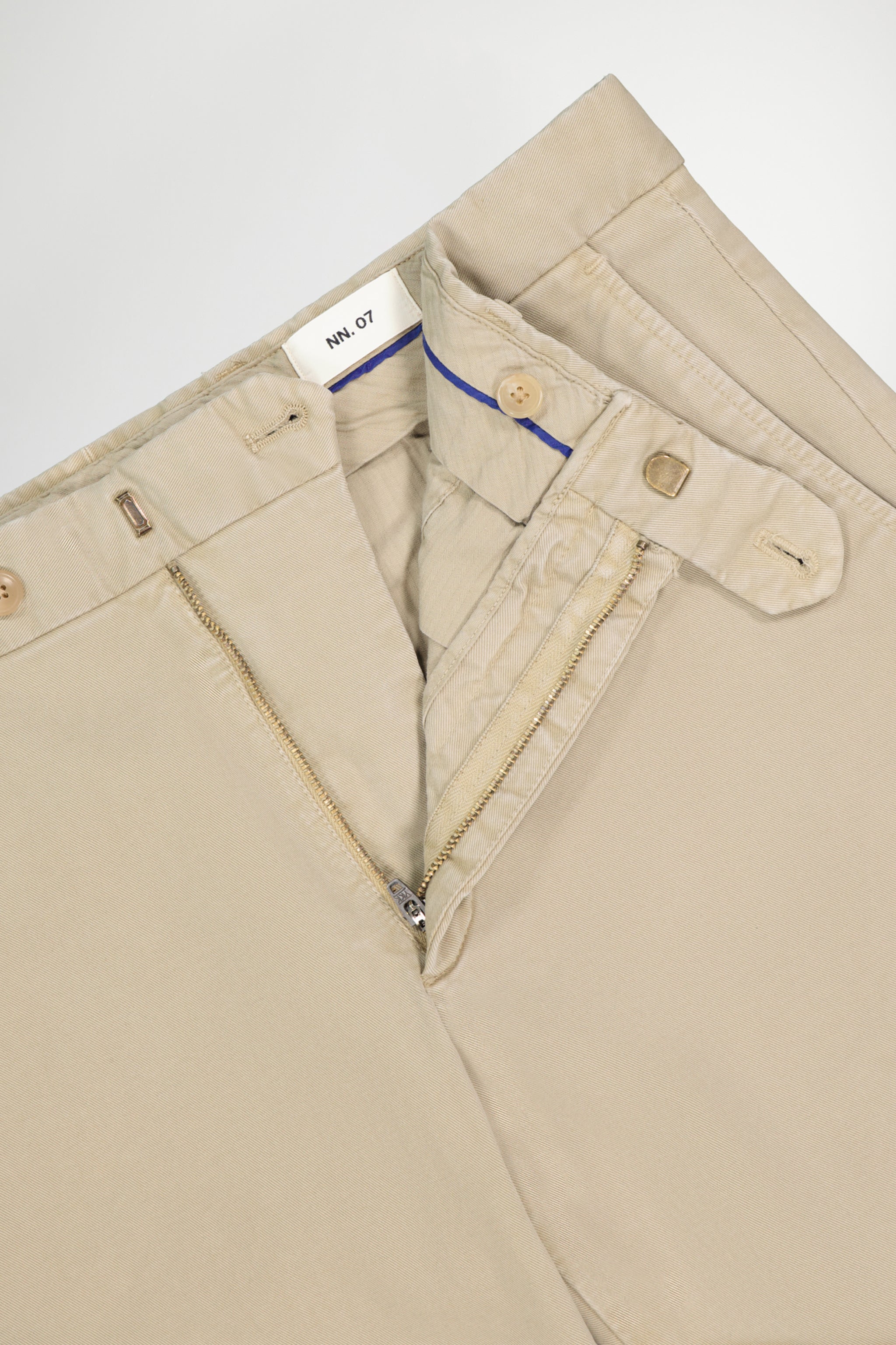 NN07 Wilhelm Khaki Beige Tailored Fit Chino 1010