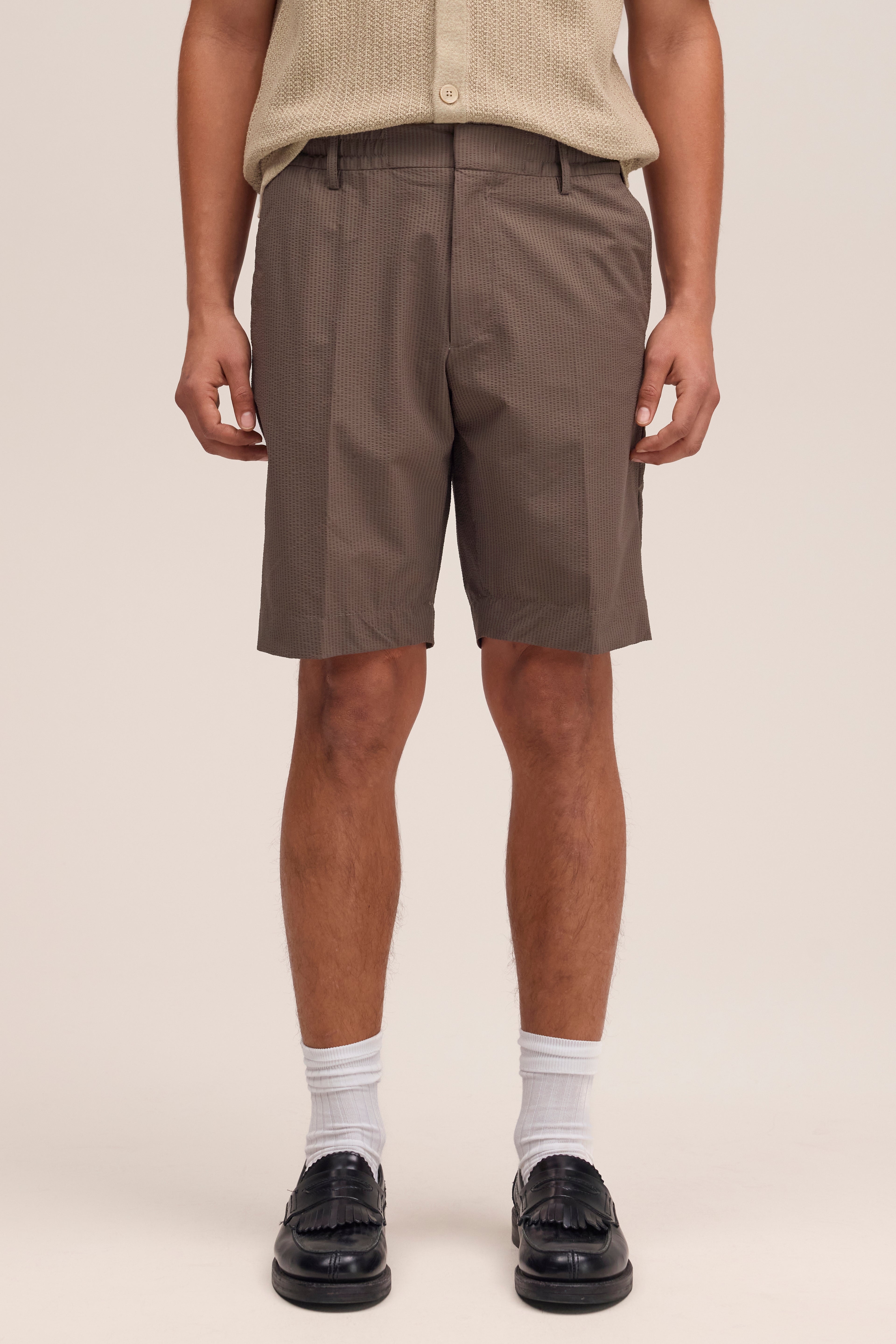 NN.07 Billie Seersucker Shorts 10038 - Mable Husk