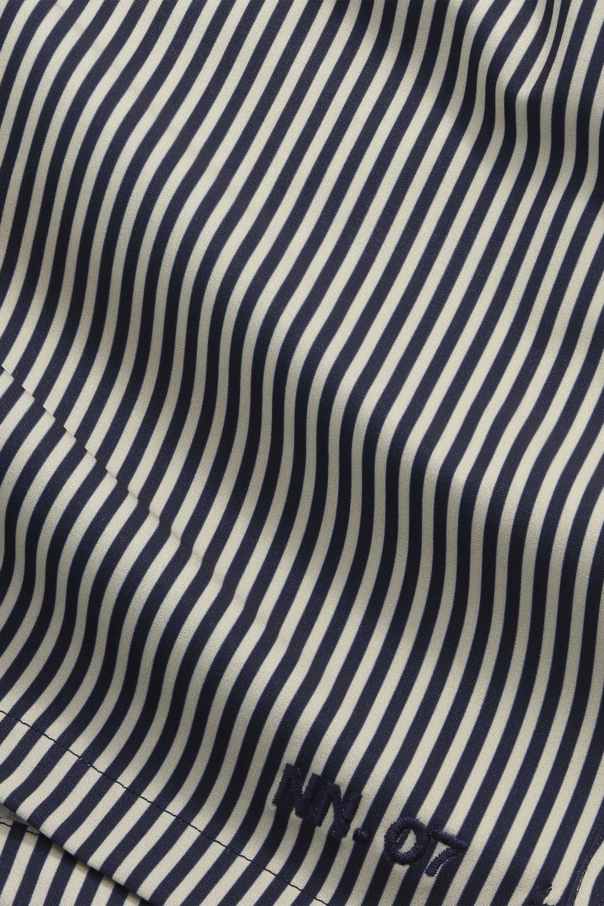 NN.07 Holiday Swim Shorts 10039 - Navy Stripe
