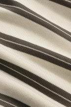 NN.07 Sailor Striped Crew Neck Sweater 60019 - Ivory