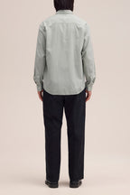 NN.07 Deon Long Sleeve Chambray Shirt 50053 - Sea Spray