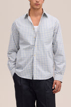 NN.07 Deon Check Shirt 50035 - Ecru Check