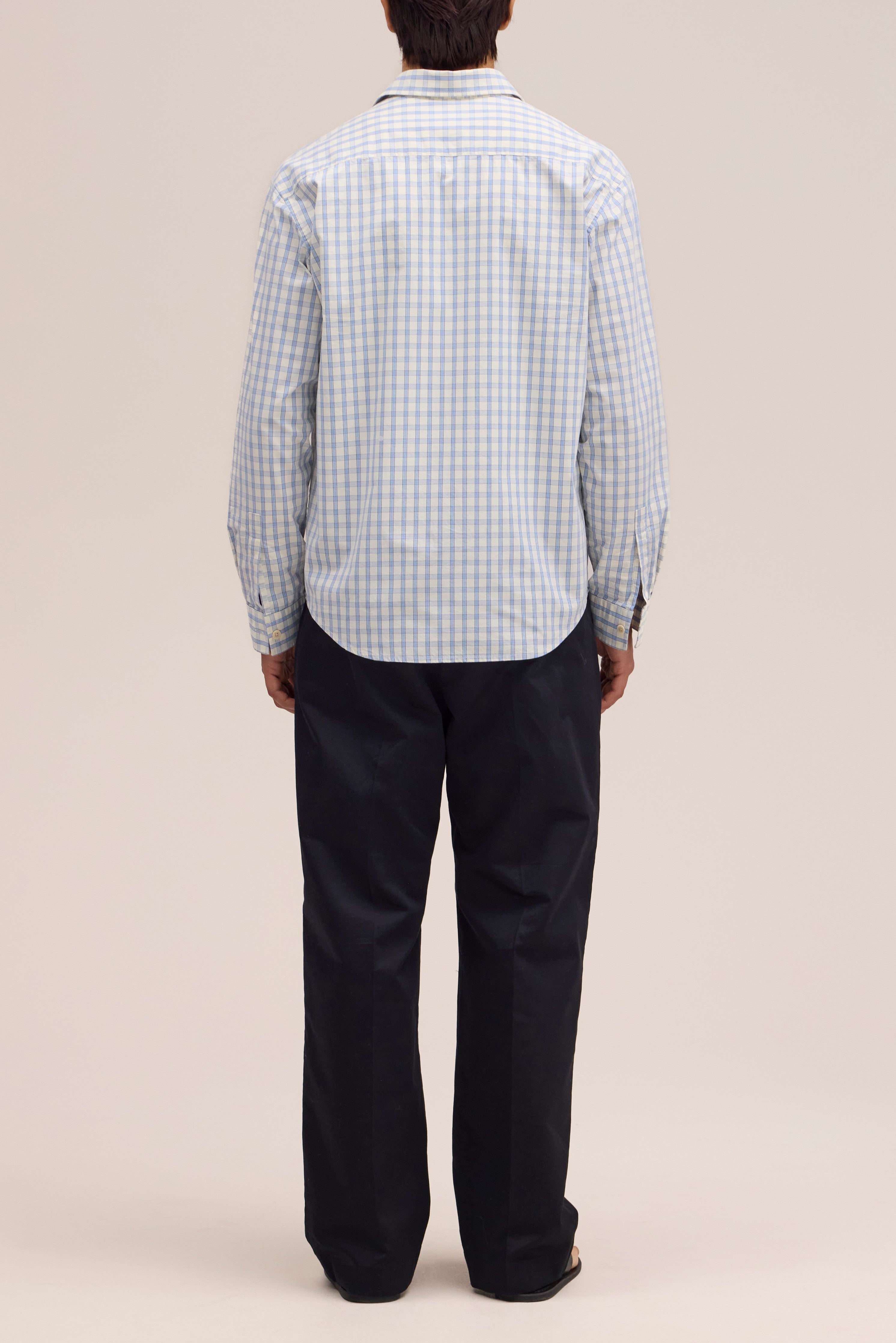 NN.07 Deon Check Shirt 50035 - Ecru Check