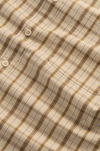 NN.07 Deon Check Shirt 50035 - Khaki Check