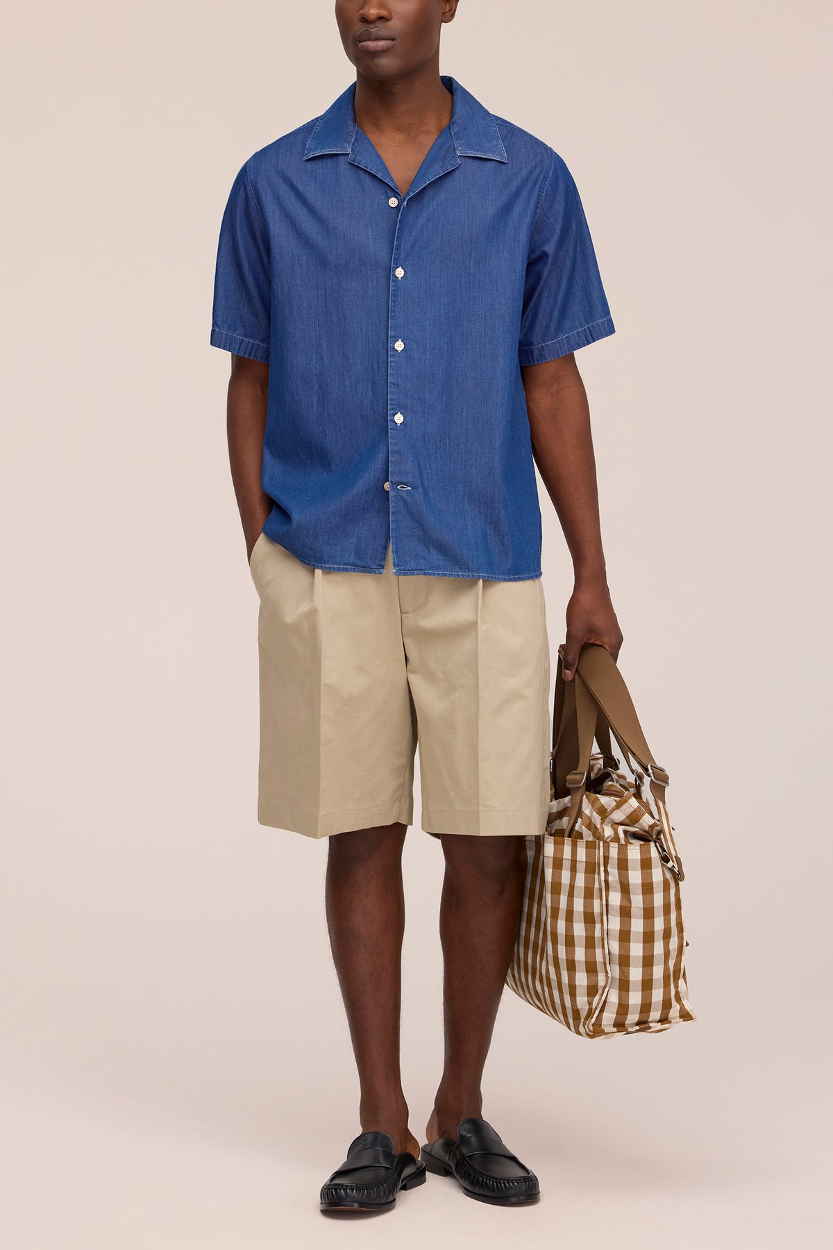 NN.07 Julio Indigo Twill Shirt 5765 - Medium Indigo
