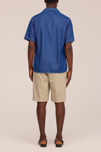 NN.07 Julio Indigo Twill Shirt 5765 - Medium Indigo