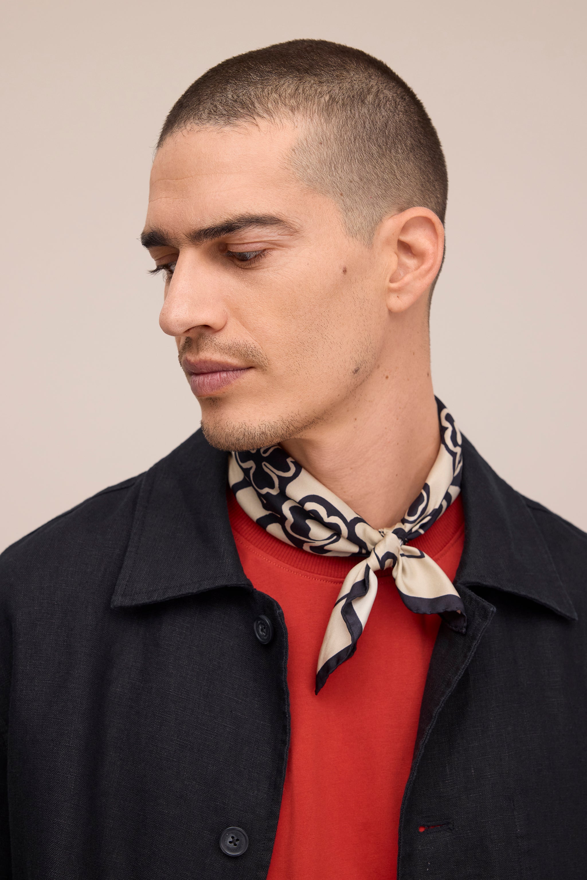 NN07 Bloc Silk Scarf 90032
