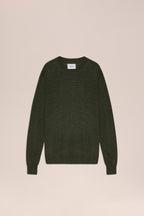 NN.07 Ted Lightweight Wool Sweater 6605 - Dark Army