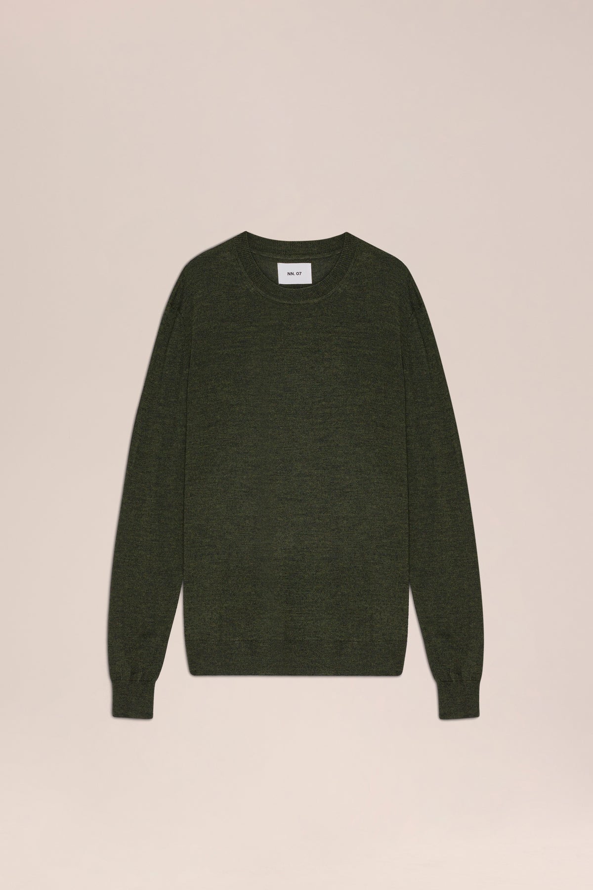 NN.07 Ted Lightweight Wool Sweater 6605 - Dark Army
