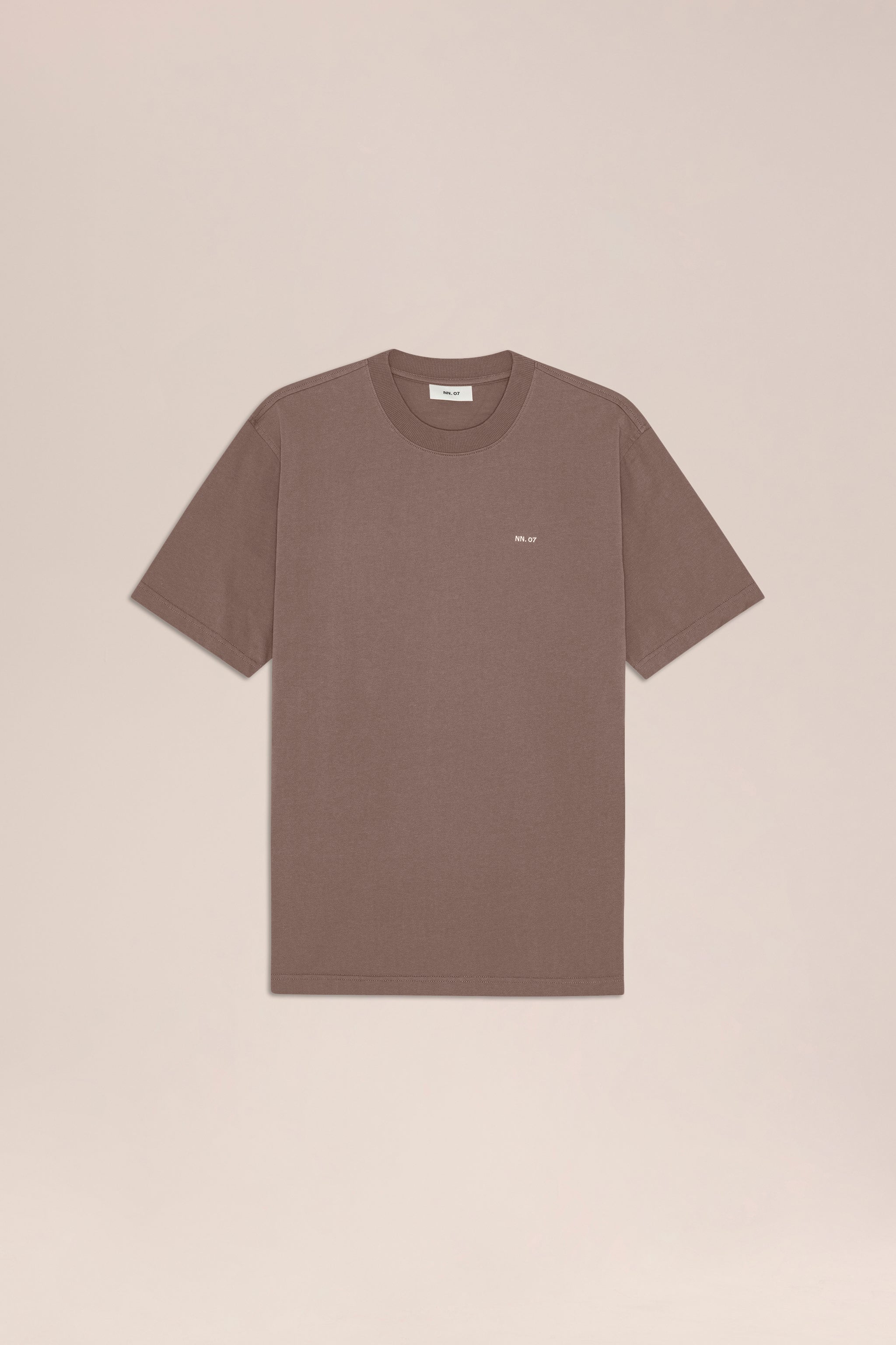 NN.07 Adam Embroidered Pima Cotton T-Shirt 3209 - Mable Husk